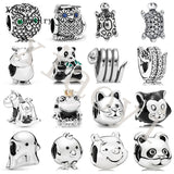 XIAOYI 100% s925 Animal Family DIY Charm