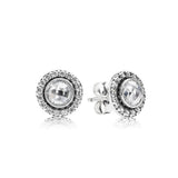 XIAOYI 100% s925 Butterfly Heart Hollow Earrings Sweet Small Female