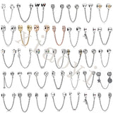 XIAOYI s925 Safety Chain - Hot Selling Fixed Buckle Bead Jewelry