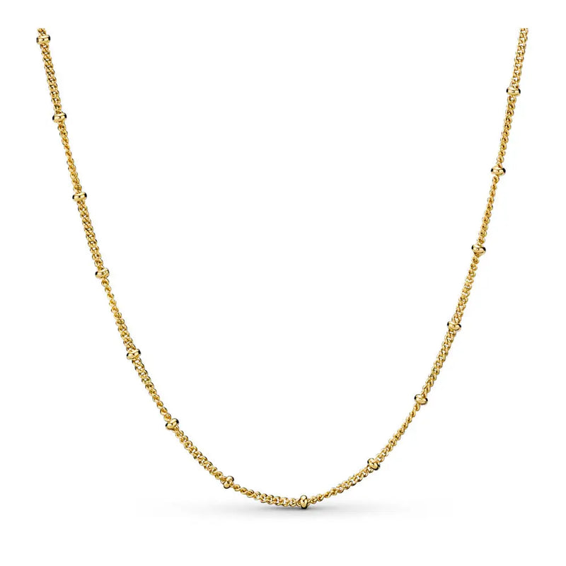 XIAOYI s925 3-color heart pull base necklace, versatile matching