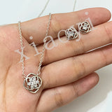 XIAOYI S925 Rose Petal Zircon Bracelet Wedding Jewelry