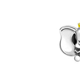 XIAOYI S925 Enamel Baby Animal Charm Sky Elephant Lion Hug DIY Jewelry