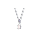 XIAOYI 100% s925 Shell Pink Turtle Pendant Jewelry Female