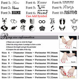 Customized Gemstone ID Couple Bracelet Titanium Steel Jewelry