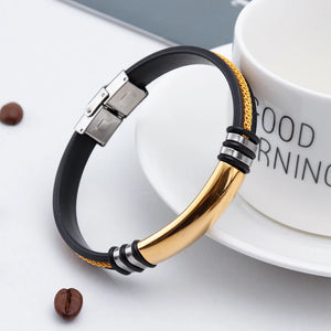 Personalized ID Couple Bracelet with Names Engraved Gift