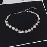 Rhinestones Sweet Girl Choker Women's Necklaces