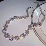 Rhinestones Sweet Girl Choker Women's Necklaces