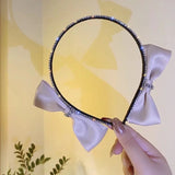 Rhinestones Bow Hair Hoop Women Hairpin Accessories