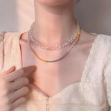 Rainbow Crystal Choker Short Necklace Sweet Girl Neck Chains