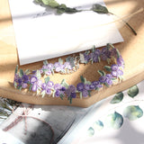 Purple Choker Neck Necklace Women Lace Pearl Short Clavicle Chain