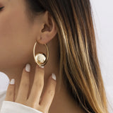Personality Pearl Female Clavicle Chain Earring Set Party Women Necklace