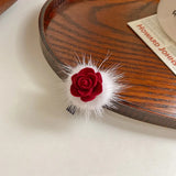 Cute Girl Hairball Bow Catch Clip Tassel Hairpin Pearl Hair Chain Headband