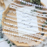 Playful Girl Lace Flowers Choker Sisters Party Hollow Heart Necklace