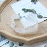 Playful Girl Lace Flowers Choker Sisters Party Hollow Heart Necklace