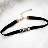 Lovely Lace Choker Party Girl Neck Chain Rhinestones Short Necklace