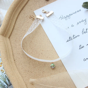 Sweet Girl Lace Choker Butterfly Clavicle Chain Necklace