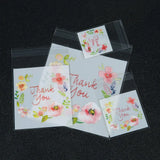 100pcs Thank You Cellophane Cookie Bag Wedding Favor Candy OPP Bag
