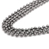 10m Gold/Black Metal Ball Bead Chain for DIY Jewelry Making