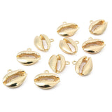 10pcs Shell Pendants DIY Jewelry Charm Necklaces Summer Making