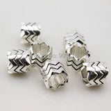 20pcs Antique Silver Spacer Beads Alloy Charms For DIY Jewelry