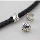 20pcs Antique Silver Spacer Beads Alloy Charms For DIY Jewelry
