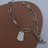 Bear Heart Chain Bracelet for Girls - Gift Party Bracelet Femme