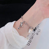 Bear Heart Chain Bracelet for Girls - Gift Party Bracelet Femme
