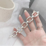Boho Thick Chain Link Bracelets Bangles For Women Girls Punk Jewelry