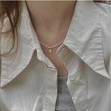 Vintage Olive Beads Chain Necklace For Women Girl Clavicle Choker Sexy Jewelry