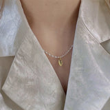 Vintage Olive Beads Chain Necklace For Women Girl Clavicle Choker Sexy Jewelry