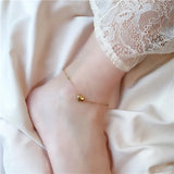 316L Stainless Steel Crown Heart Anklets For Women Jewelry