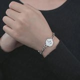 316L Stainless Steel Silver Smile Thick Chain Bracelets