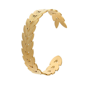 316L Stainless Steel Women's Bangle Vintage Retro Style Silver Woman Bangles