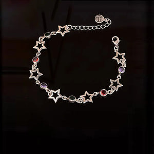 Zirconia Star Charm Bracelet for Women - Hottie Party Jewelry Gift