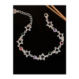 Zirconia Star Charm Bracelet for Women - Hottie Party Jewelry Gift