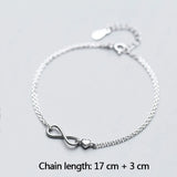 FashionSilver Party Bracelet for Women Double-layer Jewelry