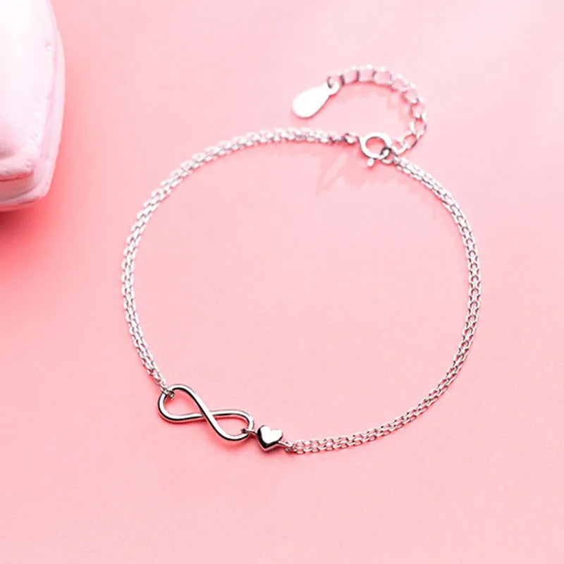 FashionSilver Party Bracelet for Women Double-layer Jewelry