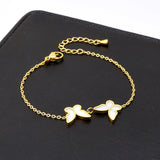 Butterfly Shape Stainless Steel Bracelet for Women