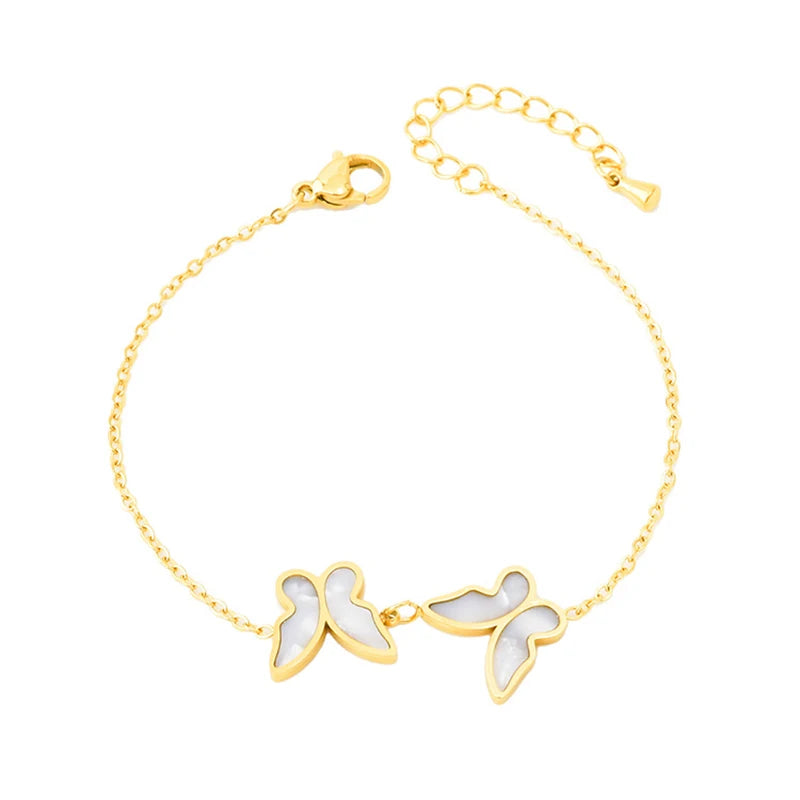 Butterfly Shape Stainless Steel Bracelet for Women