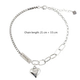 Vintage Thai Silver Heart Anklet Bracelet