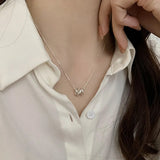 Ripple Necklace For Women Girl Sexy Clavicle Choker Jewelry