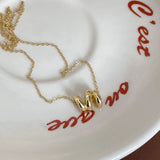 Ripple Necklace For Women Girl Sexy Clavicle Choker Jewelry