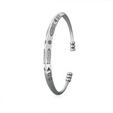 Ethnic Style Silver Fish Triangle Bracelet for Women
