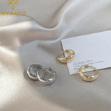 Silver Circle Arc Earrings Retro Sexy Couple Gift