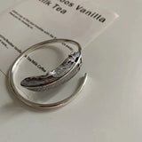 Silver Feather Bangle Women's Jewelry Gift Anti-allergy Pulseira