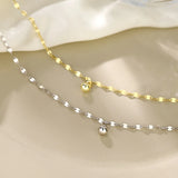 Silver Thin Anklet For Women Charm Jewelry Couple Gift