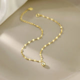 Silver Thin Anklet For Women Charm Jewelry Couple Gift
