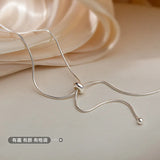 Adjustable Snake Chain Necklace for Women