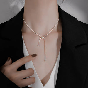 Adjustable Snake Chain Necklace for Women