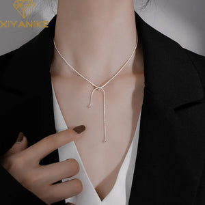 Adjustable Snake Chain Necklace for Women